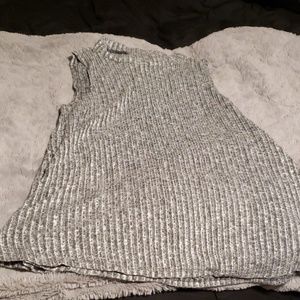 Grey knit tank top, super stretchy and comfy!